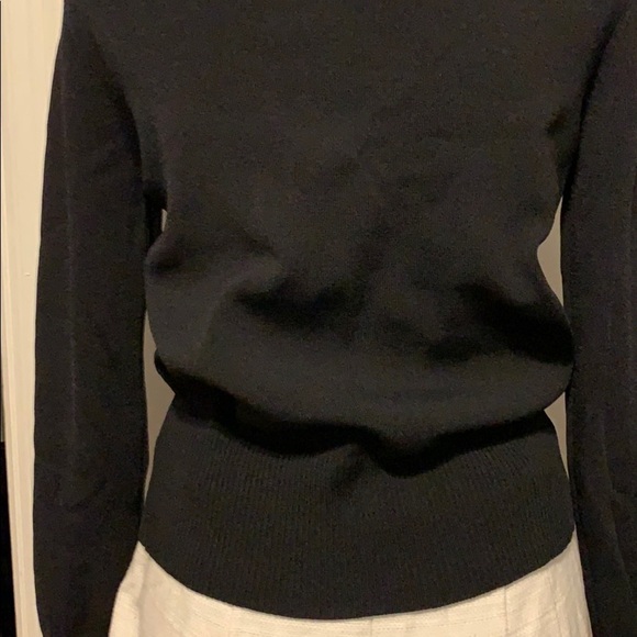 NWOT Classic Black Button-Down Joseph A. Top. - Picture 6 of 7